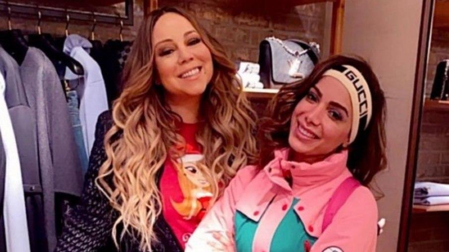 Mariah Carey posta mensagem em português para parabenizar Anitta