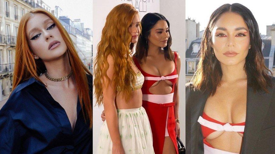 Marina Ruy Barbosa posa com Vanessa Hudgens: 