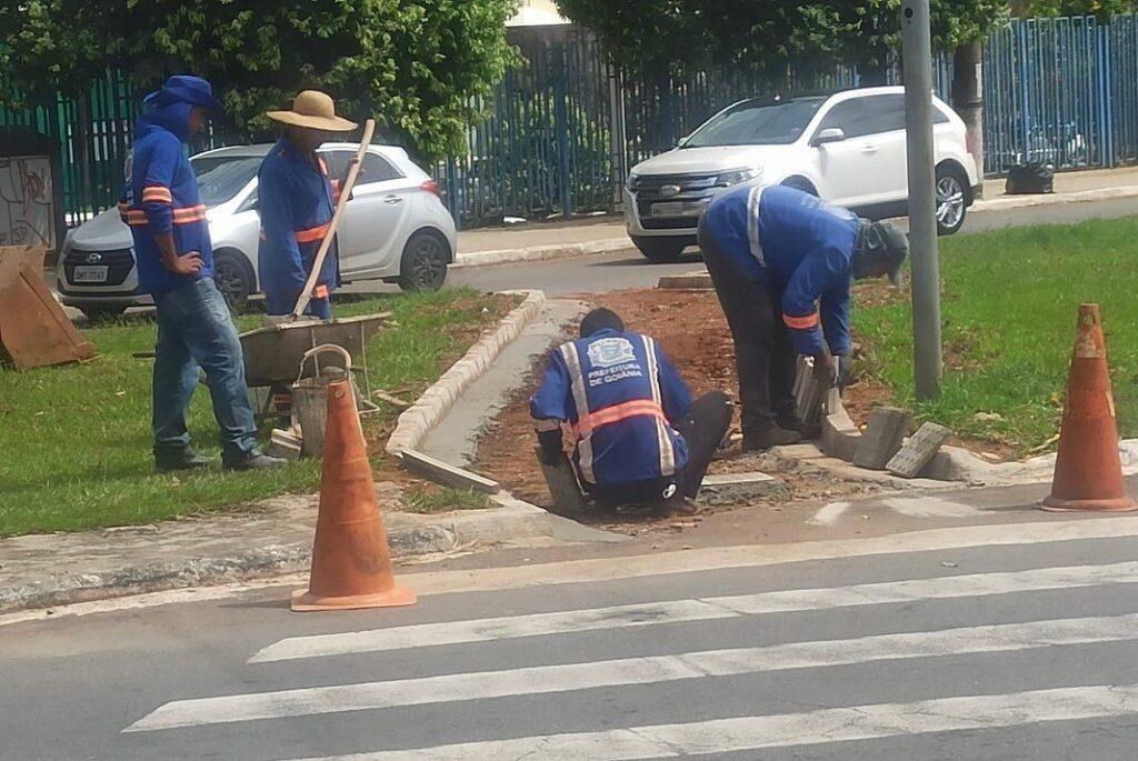 Prefeitura de Goiânia executa serviços de infraestrutura em 38 bairros, com 322 funcionários, nesta terça-feira (08/03)