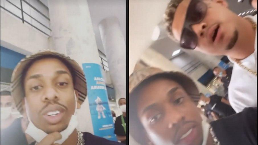 Voo retorna de Vitória ao Rio após rappers recusarem uso de máscara