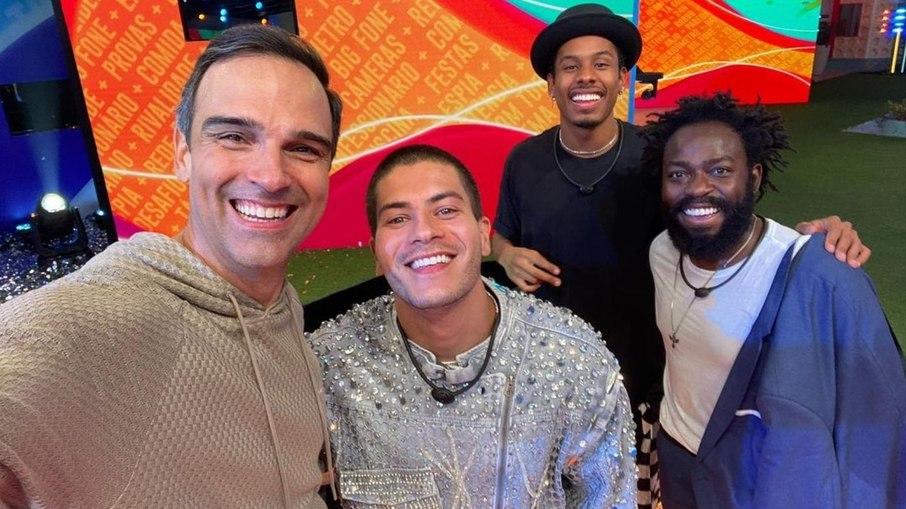 BBB: Tadeu Schmidt celebra final: 