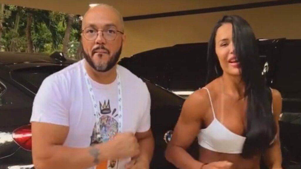 Gracyanne Barbosa comemora aniversário de Belo 