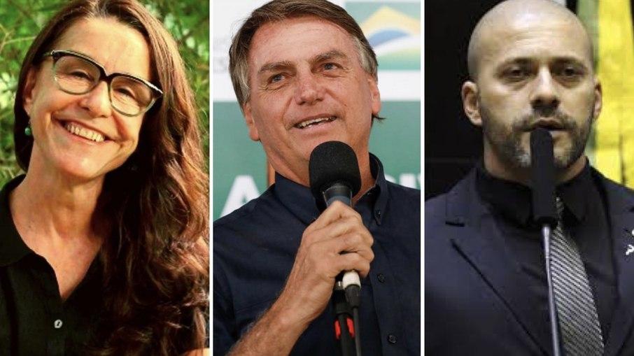 Lucélia Santos repercute perdão de Bolsonaro a Daniel Silveira na web