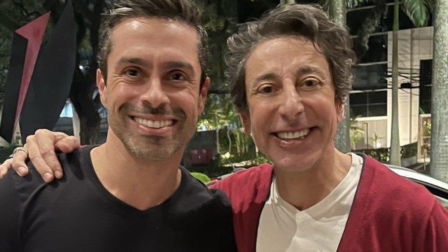 Luciano Amaral posta foto com Cassio Scapin e internauta cita decepção