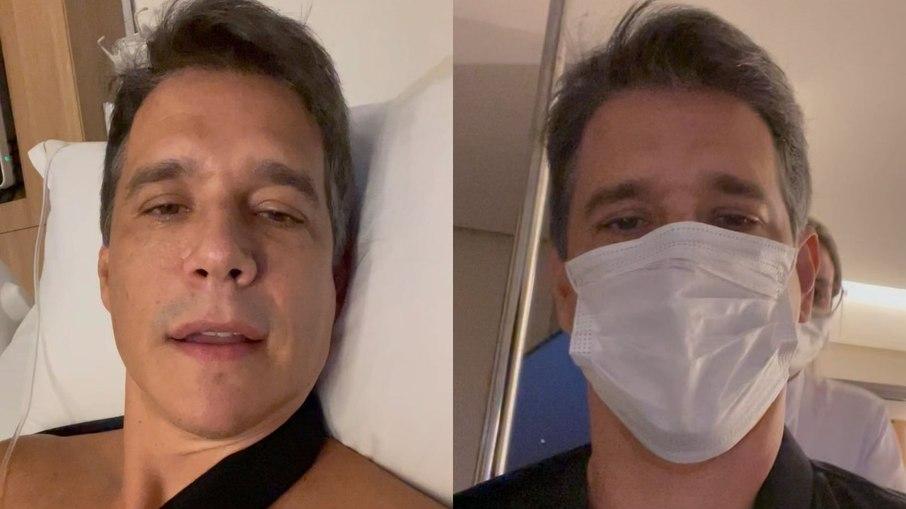 Marcio Garcia recebe alta após cirurgia de emergência