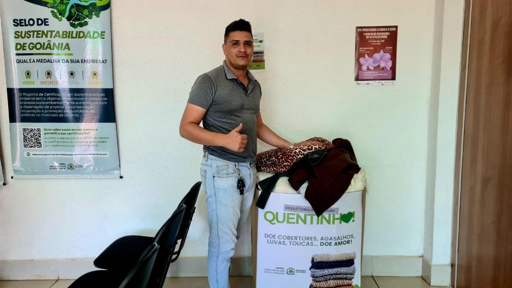 Agência Municipal de Meio Ambiente realiza campanha para arrecadação de cobertores e agasalhos