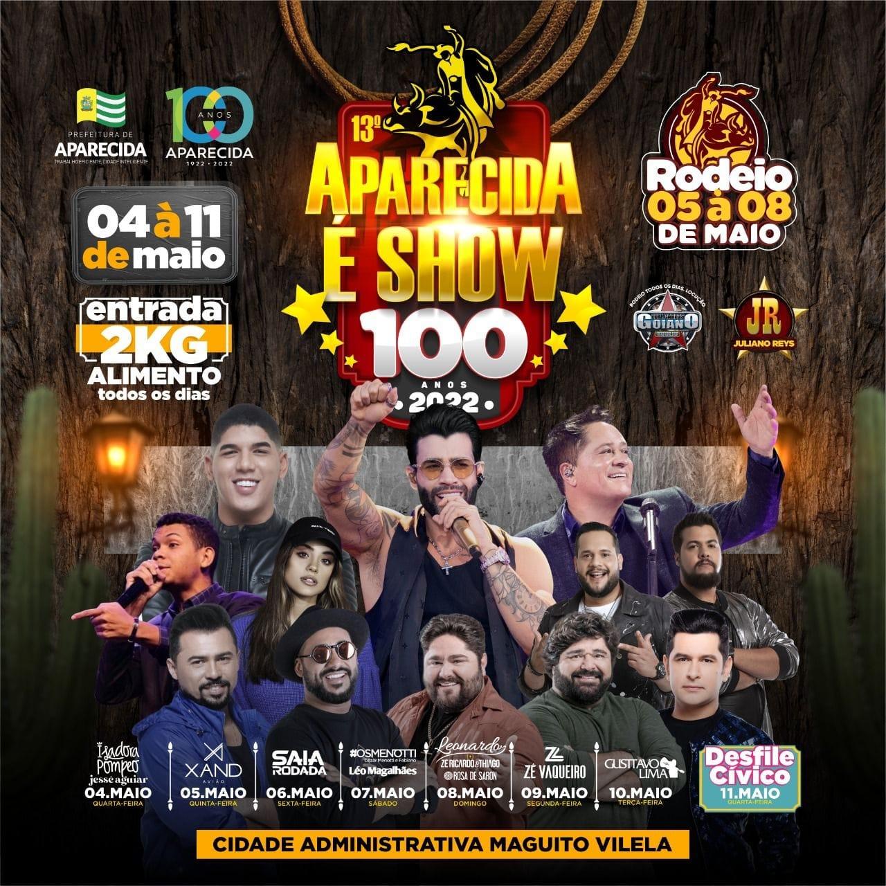 Aparecida é Show começa nesta quarta, 4, com shows de Isadora Pompeo e Jessé Aguiar