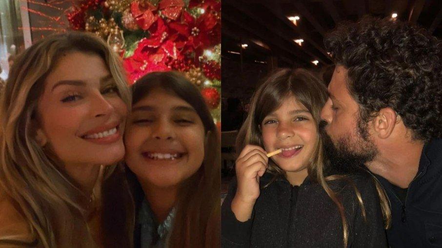 Cauã Reymond e Grazi Massafera comemoram aniversário da filha