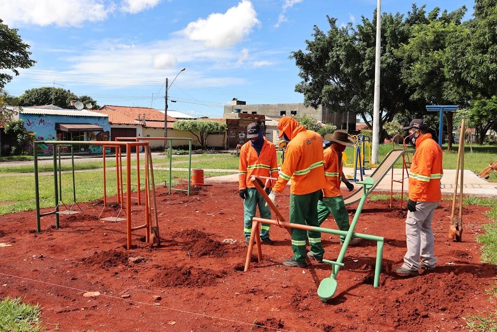 Em uma semana, Prefeitura de Goiânia beneficia 20 praças com manutenção e requalificação