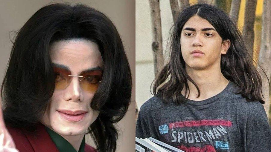 Filho caçula de Michael Jackson faz rara aparição; veja fotos