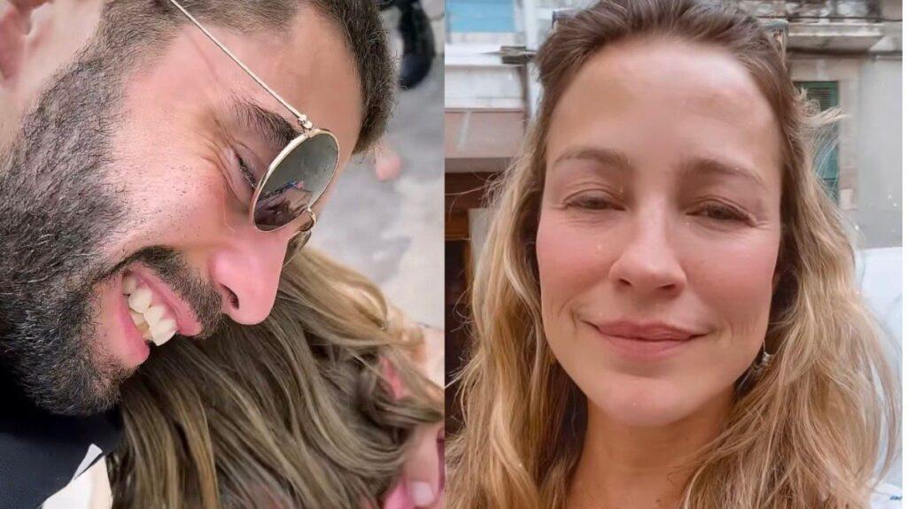 Luana Piovani comemora chegada de Pedro Scooby: ‘O pai tá on’