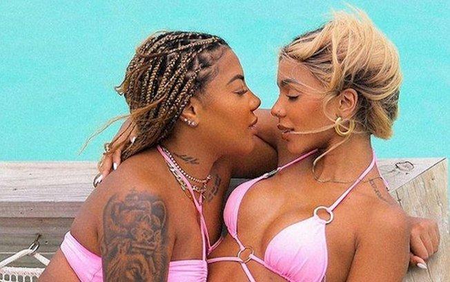 Ludmilla e esposa curtem férias nas Maldivas