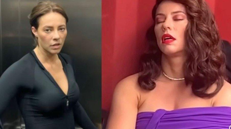 Marcelo Serrado mostra imagens de Paolla Oliveira sem maquiagem