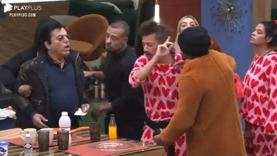 Nahim arma barraco com discurso homofóbico no Power Couple