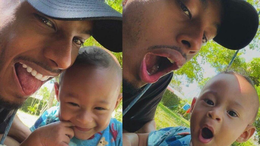 ‘Papai já volta’, diz ex-BBB Paulo André ao se despedir do filho
