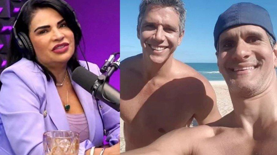 Solange Gomes relembra sexo a 3 com Márcio Garcia e irmão