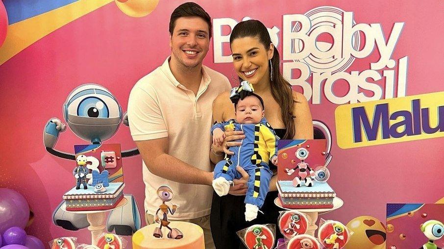 Vivian Amorim comemora mesversário da filha com o tema Big Baby Brasil
