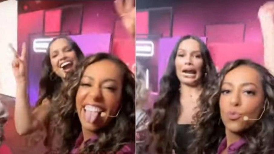 Web resgata Juliette e Samantha Schmutz juntas em bastidores