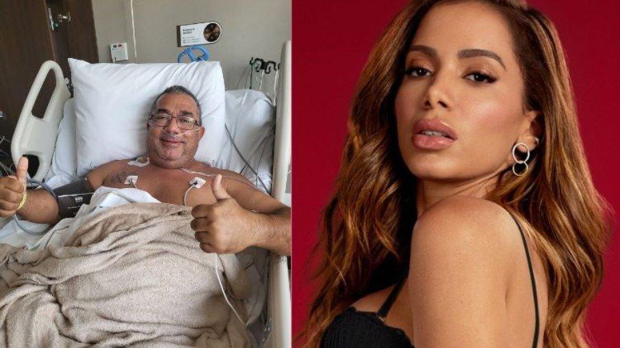Anitta mostra foto de pai internado e agradece orações dos fãs