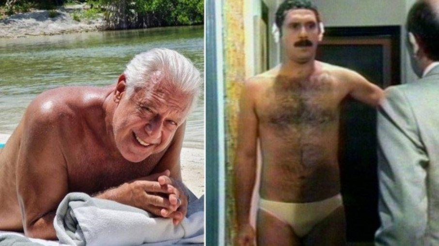 Antônio Fagundes recorda primeira aparição só de cueca na TV; veja
