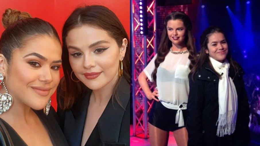 Foto de Maisa com estátua de Selena Gomez viraliza após encontro real