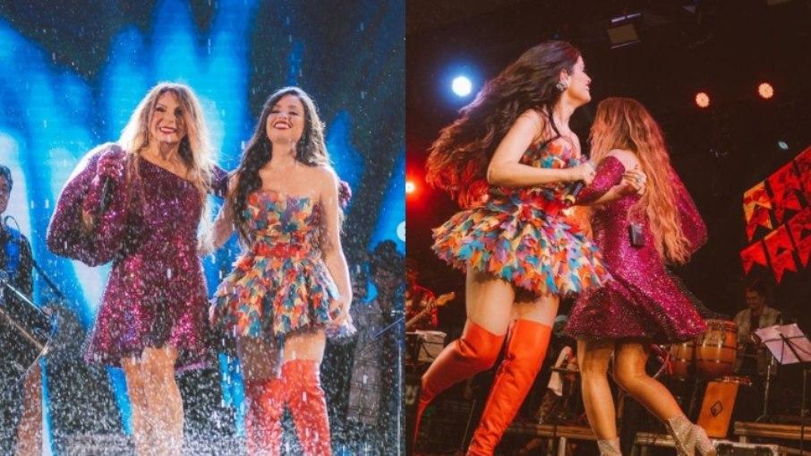 Juliette canta com Elba Ramalho e comemora: 'Honra e felicidade'