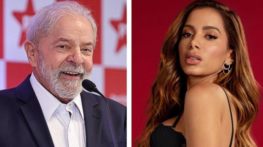 Anitta cogita tatuagem com nome de Lula: 'Só para fazer propaganda'