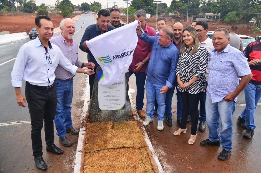 Prefeitura de Aparecida inaugura Eixo Leste-Oeste 01; via liga GO-040 à Avenida Rio Verde