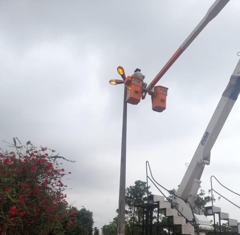 Prefeitura de Goiânia faz manutenção na rede de iluminação pública de 20 bairros, nesta sexta-feira (23/09)