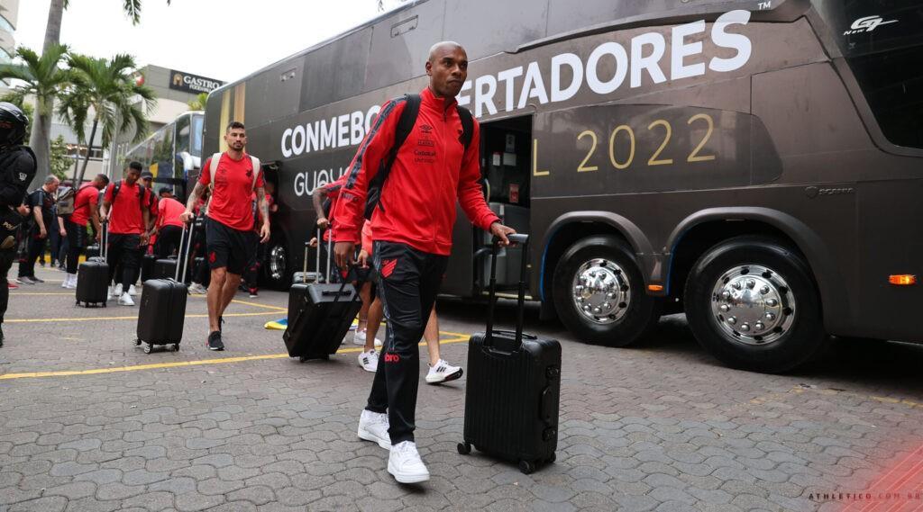 Athletico está em Guayaquil para a final da Libertadores