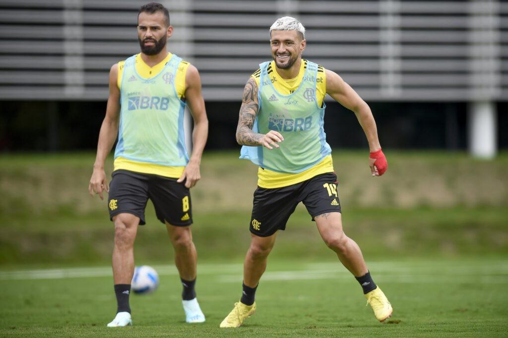 Flamengo encerra preparação para confronto contra o Santos, pelo Brasileirão
