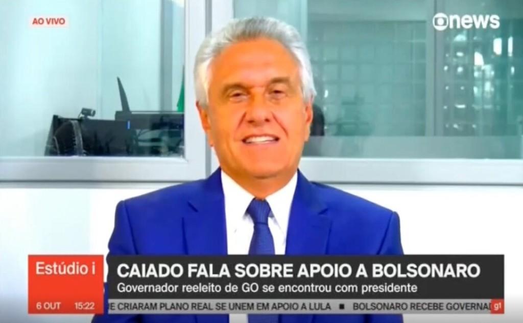 Na GloboNews, Caiado diz que resultados são mais importantes que discussões ideológicas