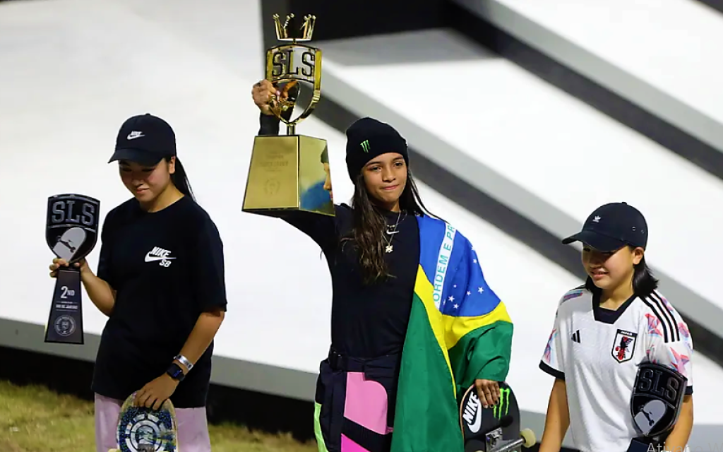 Rayssa Leal é campeã da Liga Mundial de Skate Street no Rio de Janeiro