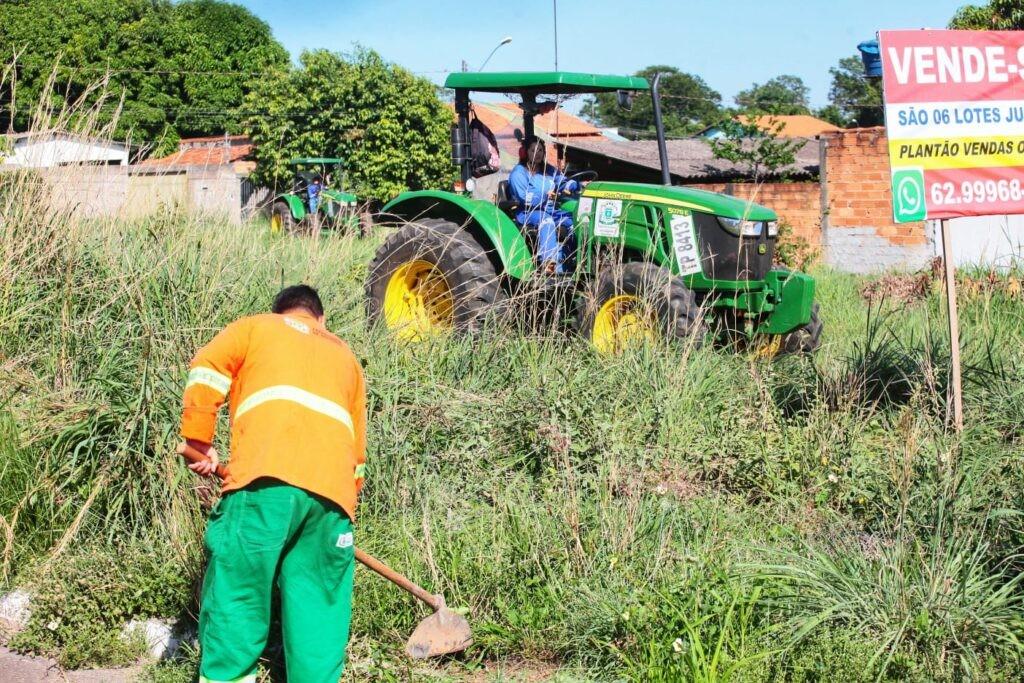 Prefeitura de Goiânia leva serviços de capina e roçagem ao Setor Novo Horizonte e mais 30 bairros da capital, nesta sexta-feira (03/02)