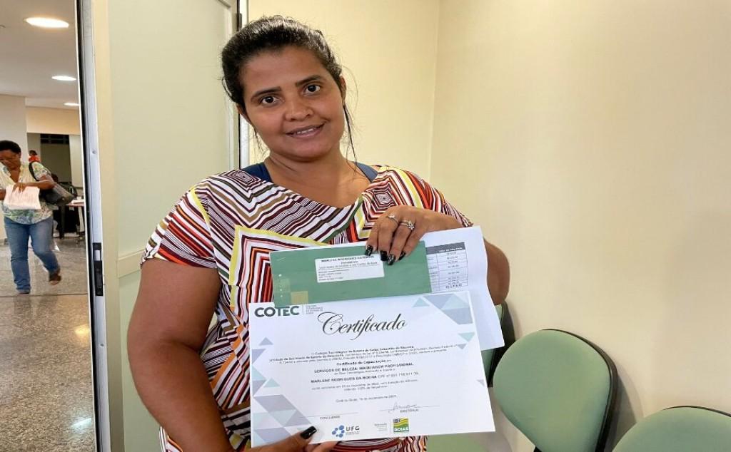 Retomada entrega  R$ 609 mil em benefícios do Goiás Social a 238 alunos do Cotec