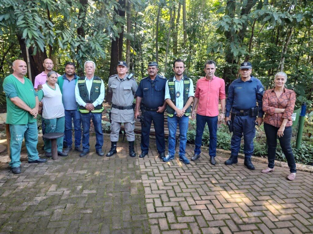 Amma e forças de segurança realizam ação de limpeza e combate a crimes no Bosque dos Buritis, nesta quarta-feira (08/03)