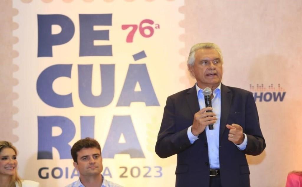 Caiado anuncia cursos técnicos durante lançamento da 76ª Exposição Agropecuária