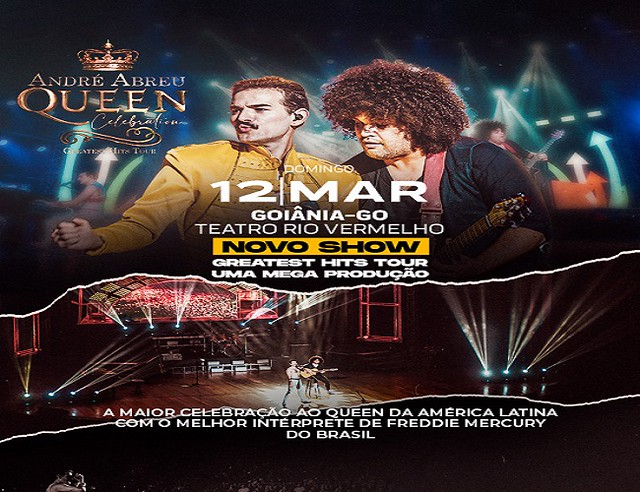 “Queen Celebration” apresenta seu novo show Greatest Hits Tour, dia 12 de março, no Teatro Rio Vermelho.