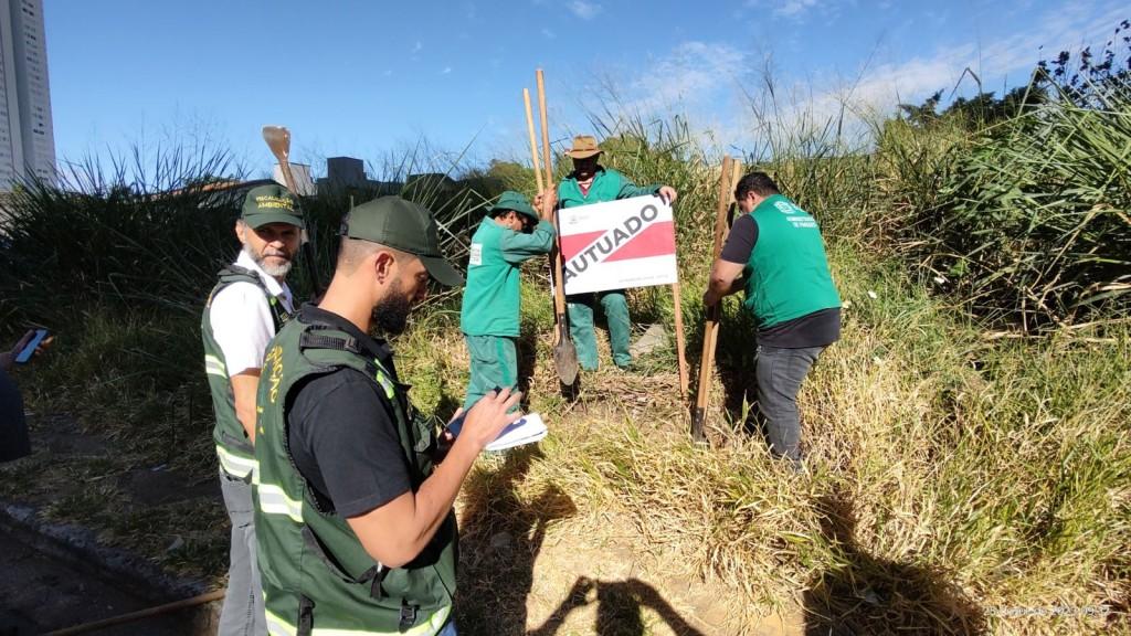 Prefeitura realiza operação de fiscalização e educação ambiental na Região Norte de Goiânia nesta quarta-feira (16/8)