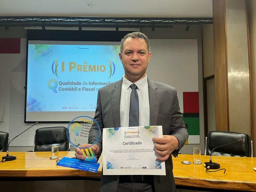 Prefeitura de Goiânia recebe Prêmio de Qualificação da Informação Contábil e Fiscal da Secretaria do Tesouro Nacional