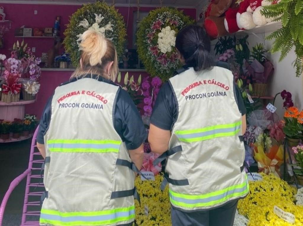 Procon Goiânia aponta variação de até 203% no preço de flores para o Dia de Finados