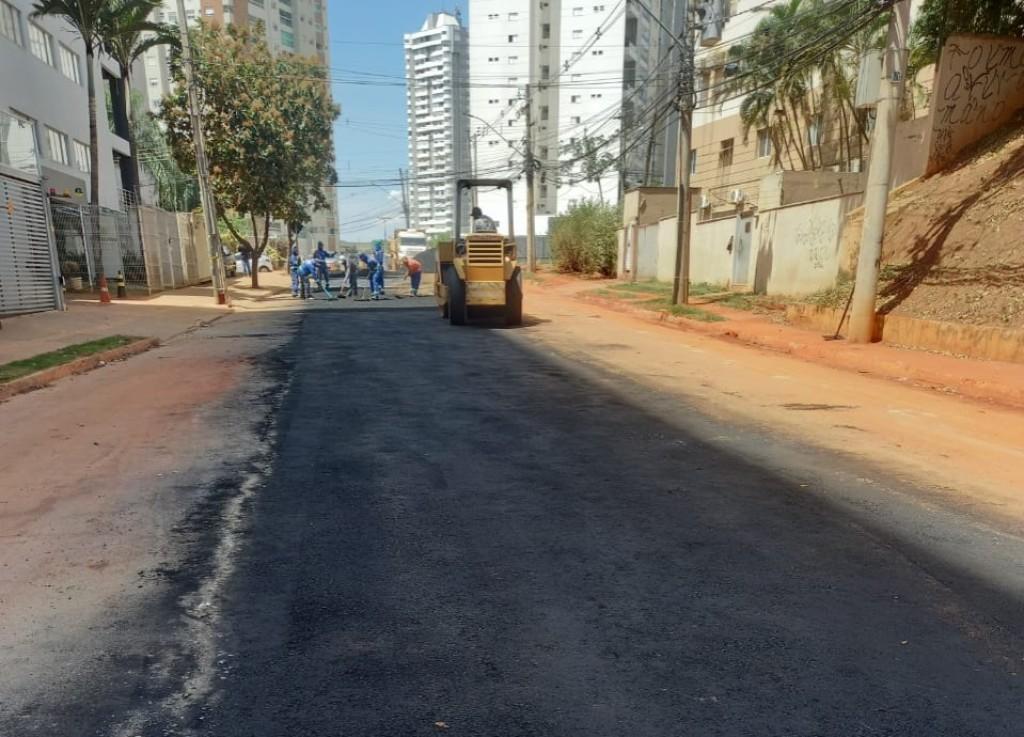 Obra causa interdição da Avenida Jamel Cecílio, no Jardim Goiás, neste sábado (4/11)