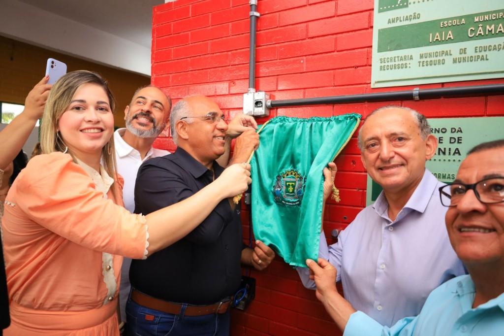 Prefeito Rogério inaugura obras de reforma e ampliação do Centro Municipal de Educação Infantil (Cmei) Nion Albernaz