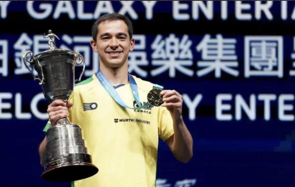 Hugo Calderano faz história e conquista título inédito na Copa do Mundo de Tênis de Mesa