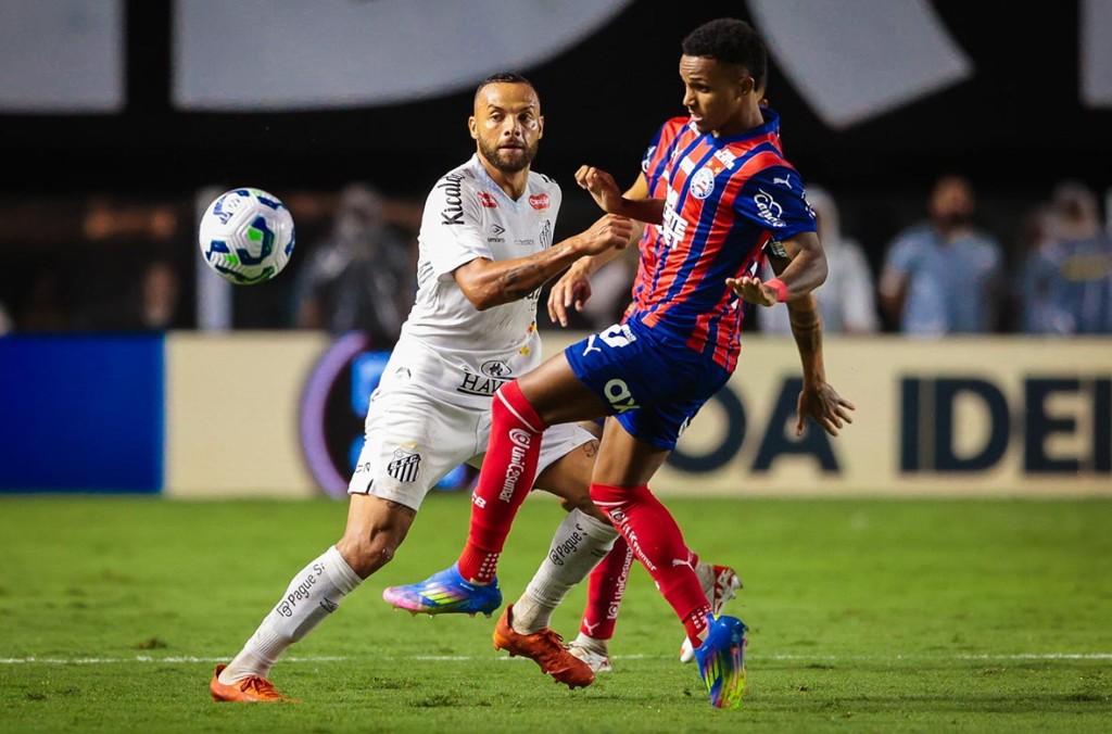 Santos empata em 2 a 2 com Bahia e sofre vaias na Vila Belmiro