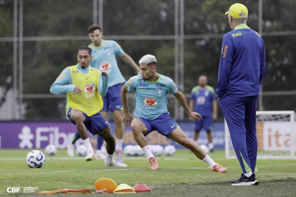 Seleção Brasileira inicia preparação para enfrentar o Paraguai na Neo Química Arena