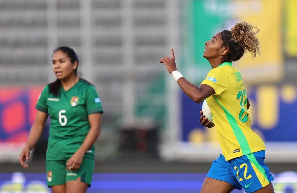 Brasil goleia Bolívia com hat-trick de Kerolin na Copa América Feminina