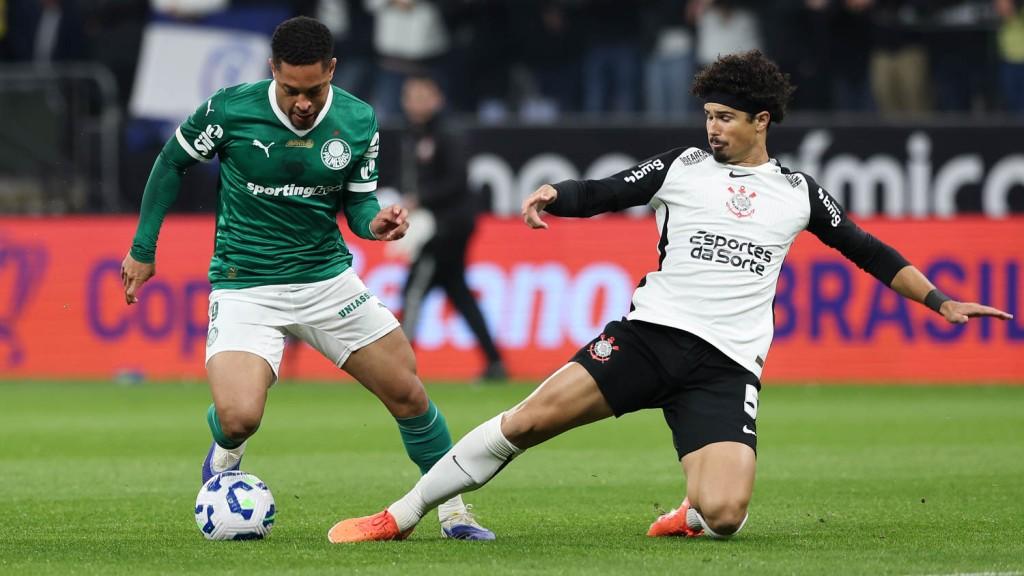 Corinthians vence Palmeiras e abre vantagem na Copa do Brasil