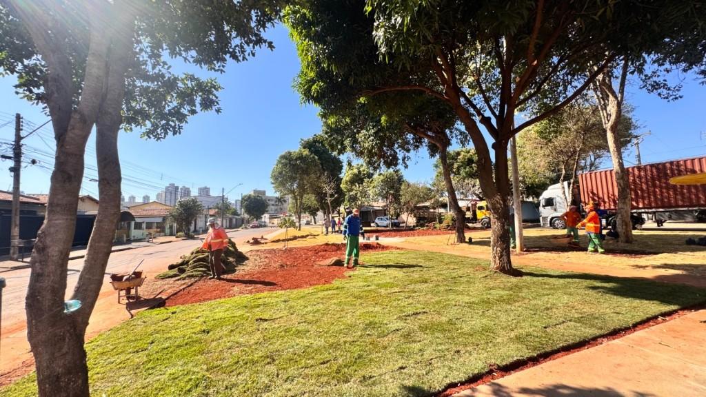 Prefeitura de Goiânia revitaliza Praça da Rua C-130, no Jardim América