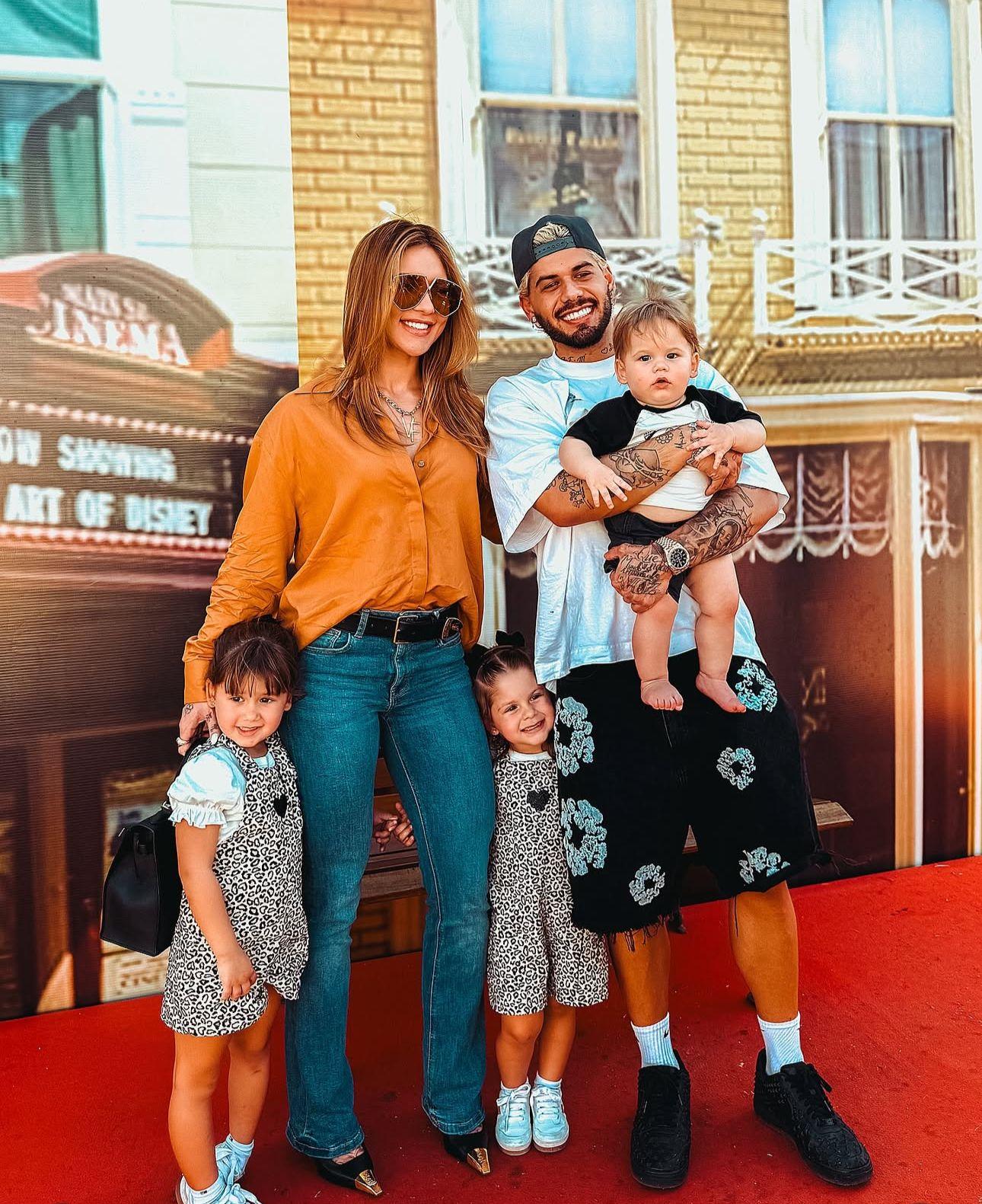 Virgínia Fonseca e Zé Felipe curtem a Happy Land em Goiânia com os filhos